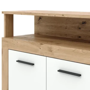 product-14796-3 Comodă cu sertare BLAGO 190 cm Stejar Artisan/alb — Comode