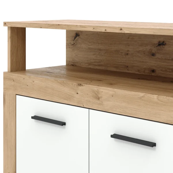 product-14796-3 Comodă cu sertare BLAGO 190 cm Stejar Artisan/alb — Comode