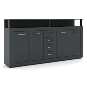 Comoda BLAGO 190 cm, antracit