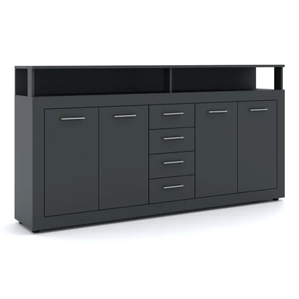product-14797-0 Comodă BLAGO 190 cm antracit — Comode