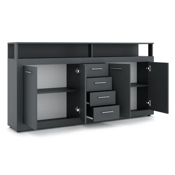 product-14797-1 Comodă BLAGO 190 cm antracit — Comode