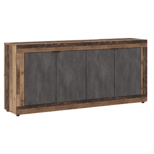 product-14798-0 Comodă BLAGO 180 cm Stejar închis/Grafit — Comode