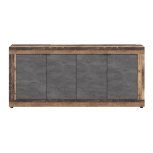 product-14798-2 Comodă BLAGO 180 cm Stejar închis/Grafit — Comode