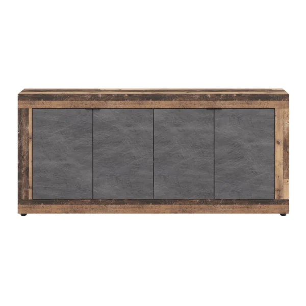product-14798-2 Comodă BLAGO 180 cm Stejar închis/Grafit — Comode