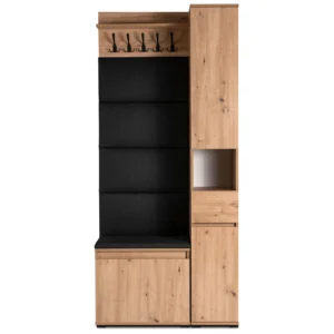 product-14799-1 VENORNA 90 cm Stejar Artisan/Grafit Set hol — MOBILA