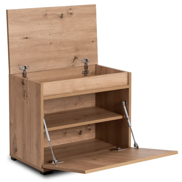 product-14801-6 MODENA Set hol 120 cm Stejar Artisan/Grafit — MOBILA
