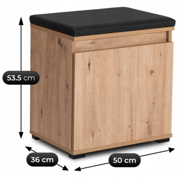 product-14803-10 PARMA 80 cm Artisan Oak/Graphite Set hol — Cuiere