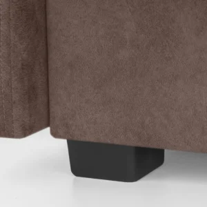 product-14809-5 PORTO Canapea Canapea pliabilă din velur maro — Canapele și sofale