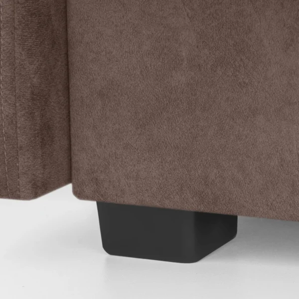product-14809-5 PORTO Canapea Canapea pliabilă din velur maro — Canapele și sofale