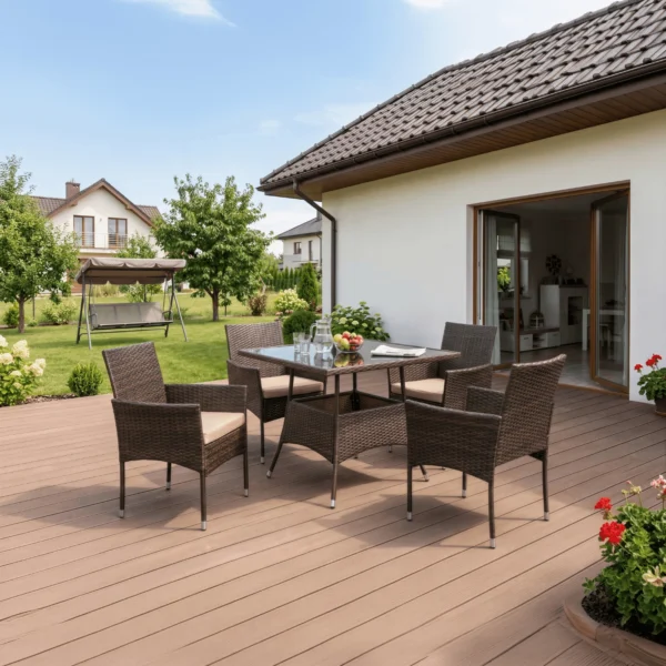product-14810-0-1 Set mobilier de grădină MORADO Brown/Beige — MOBILA