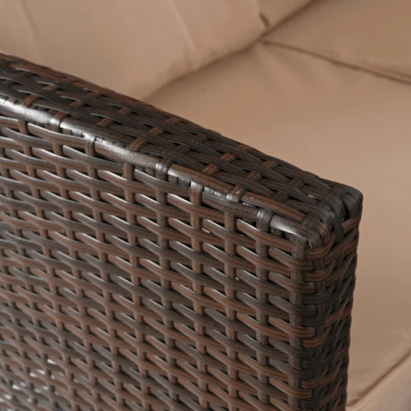 Set mobilier de grădină DALLAS Brown/Beige — MOBILA