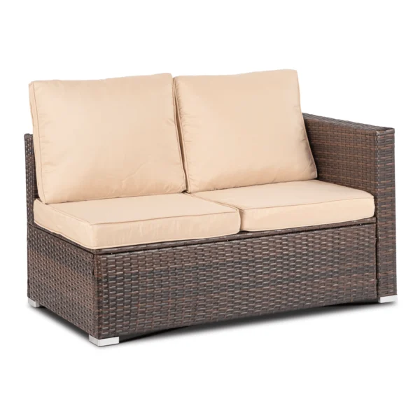 Set mobilier de grădină NEGRO Brown/Beige — MOBILA