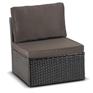 product-14818-5 Set mobilier de grădină CALIENTE negru/maro — MOBILA