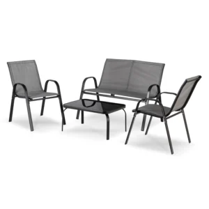 product-14819-0-1 MINNESOTA Set mobilier de grădină gri — MOBILA