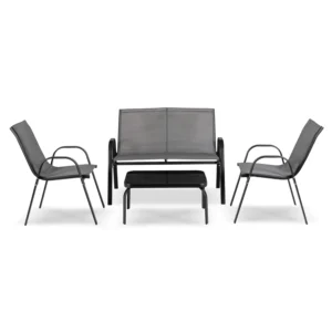 product-14819-1 MINNESOTA Set mobilier de grădină gri — MOBILA