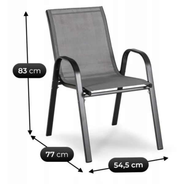 product-14819-8 MINNESOTA Set mobilier de grădină gri — MOBILA