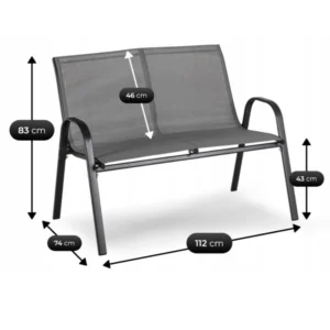 product-14819-9 MINNESOTA Set mobilier de grădină gri — MOBILA