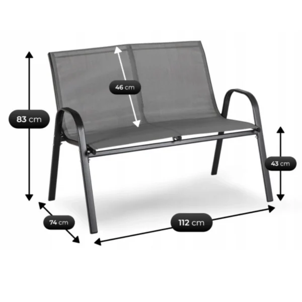 product-14819-9 MINNESOTA Set mobilier de grădină gri — MOBILA