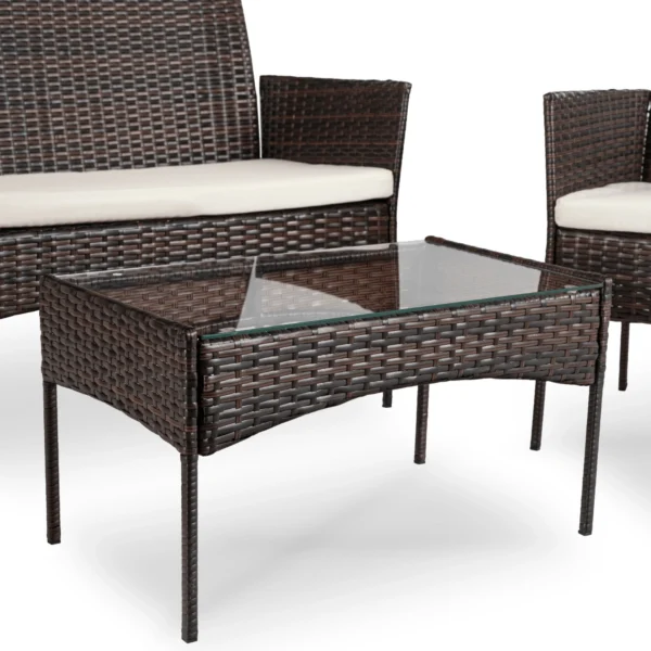 product-14820-6 Set mobilier de grădină MISSISIPI Brown/Beige — MOBILA