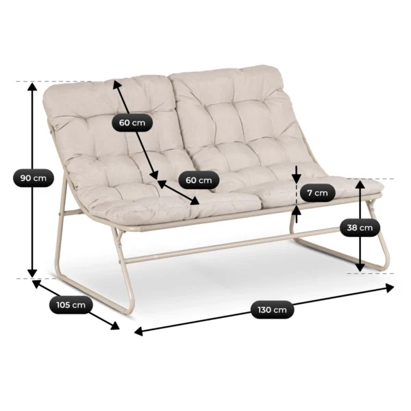 Set mobilier de grădină MEGARA Beige — MOBILA