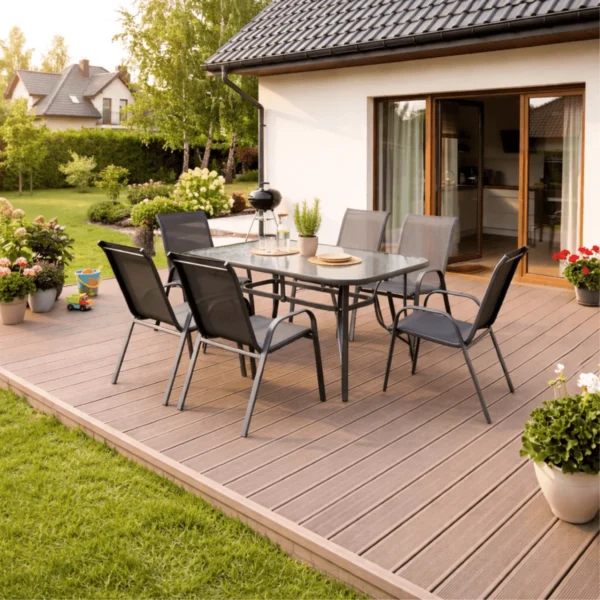 LIBERTY Set mobilier de grădină negru — MOBILA