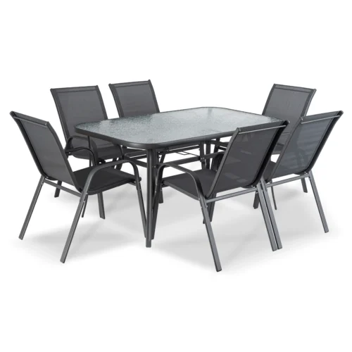product-14826-0 LIBERTY Set mobilier de grădină negru — MOBILA