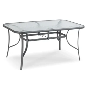LIBERTY Set mobilier de grădină negru — MOBILA