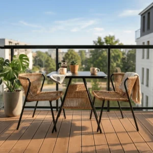 product-14828-0-1 TRISTE Set mobilier de grădină maro/negru — MOBILA