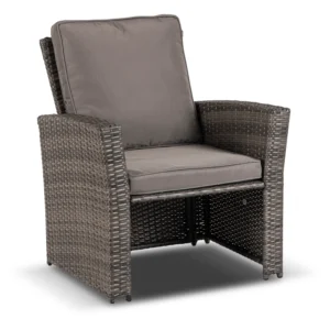 product-14829-3 DELGADO Set mobilier de grădină gri — MOBILA
