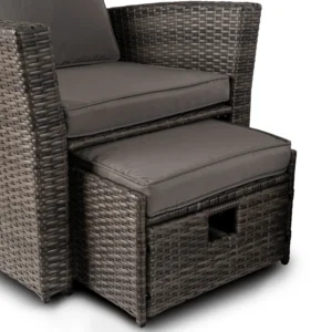 product-14829-7 DELGADO Set mobilier de grădină gri — MOBILA