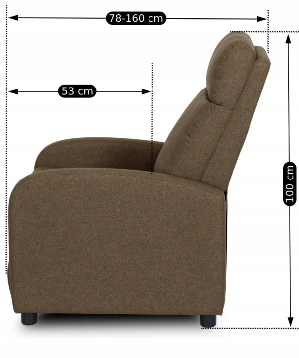 product-15936-14 DANNY fotoliu culisant Brown