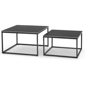 set-de-masute-din-ceramica-tenor-marmur-negru-negru-3 Set masă ceramică TENOR Marmură neagră/Negru — Măsuțe și banchete