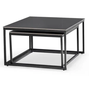 set-de-masute-din-ceramica-tenor-marmur-negru-negru-4 Set masă ceramică TENOR Marmură neagră/Negru — Măsuțe și banchete