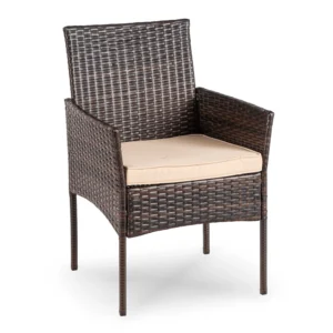 Set de mobilier de grădină AZUL Brown/Beige — MOBILA