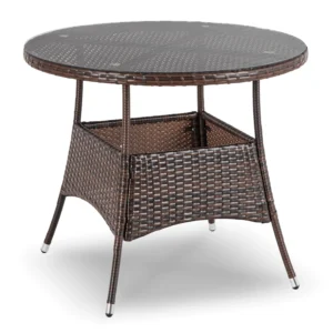 Set de mobilier de grădină AZUL Brown/Beige — MOBILA