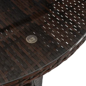 Set de mobilier de grădină AZUL Brown/Beige — MOBILA