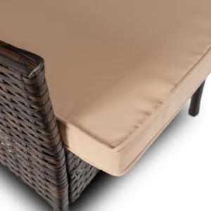 Set de mobilier de grădină AZUL Brown/Beige — MOBILA