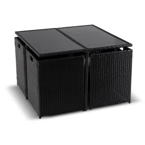 set-de-mobilier-de-gradina-bonito-negru-crem-5 Set de mobilier de grădină BONITO Negru/Crem — MOBILA