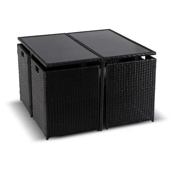 set-de-mobilier-de-gradina-bonito-negru-crem-5 Set de mobilier de grădină BONITO Negru/Crem — MOBILA