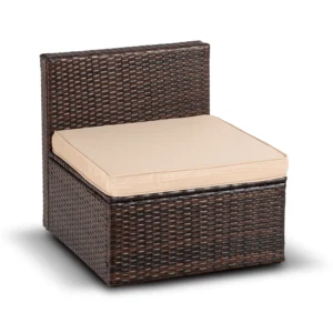 Set mobilier de grădină CALIENTE Brown/Beige — MOBILA