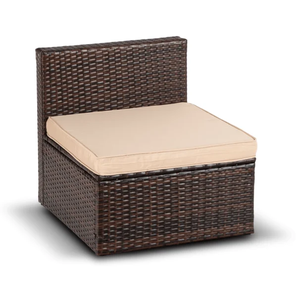 Set mobilier de grădină CALIENTE Brown/Beige — MOBILA