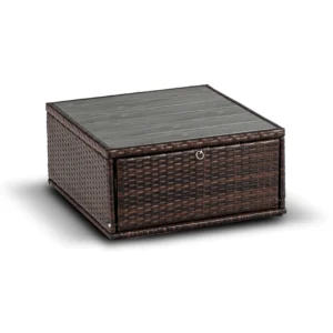 Set mobilier de grădină CALIENTE Brown/Beige — MOBILA