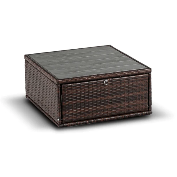 Set mobilier de grădină CALIENTE Brown/Beige — MOBILA