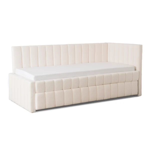Pat 90x200 VILLEMO Cream Boucle — MOBILA