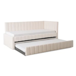 Pat 90x200 VILLEMO Cream Boucle — MOBILA