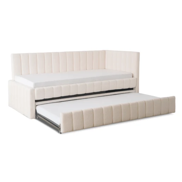 Pat 90x200 VILLEMO Cream Boucle — MOBILA