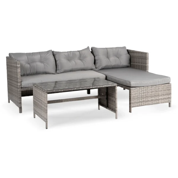 Set mobilier de grădină DALIANO gri — MOBILA