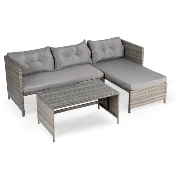 Set mobilier de grădină DALIANO gri — MOBILA
