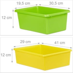 Organizator cu cutii de depozitare Chavis de la Relaxdays