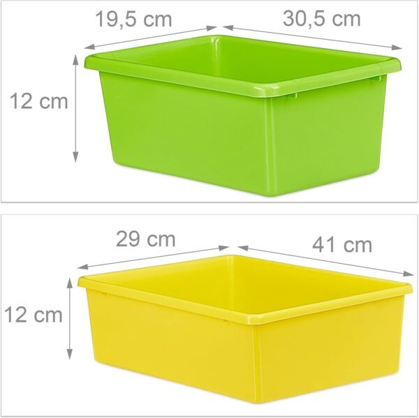 Organizator cu cutii de depozitare Chavis de la Relaxdays